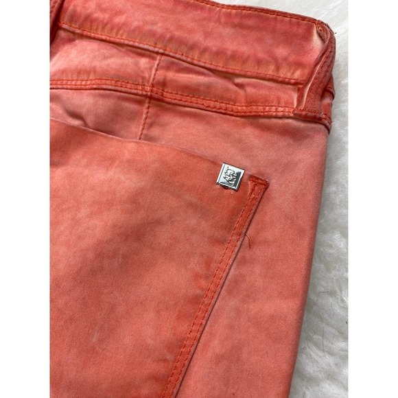 Bebe Size 27 Sweet Cantaloupe Skinny Ankle Jeans - Picture 3 of 7